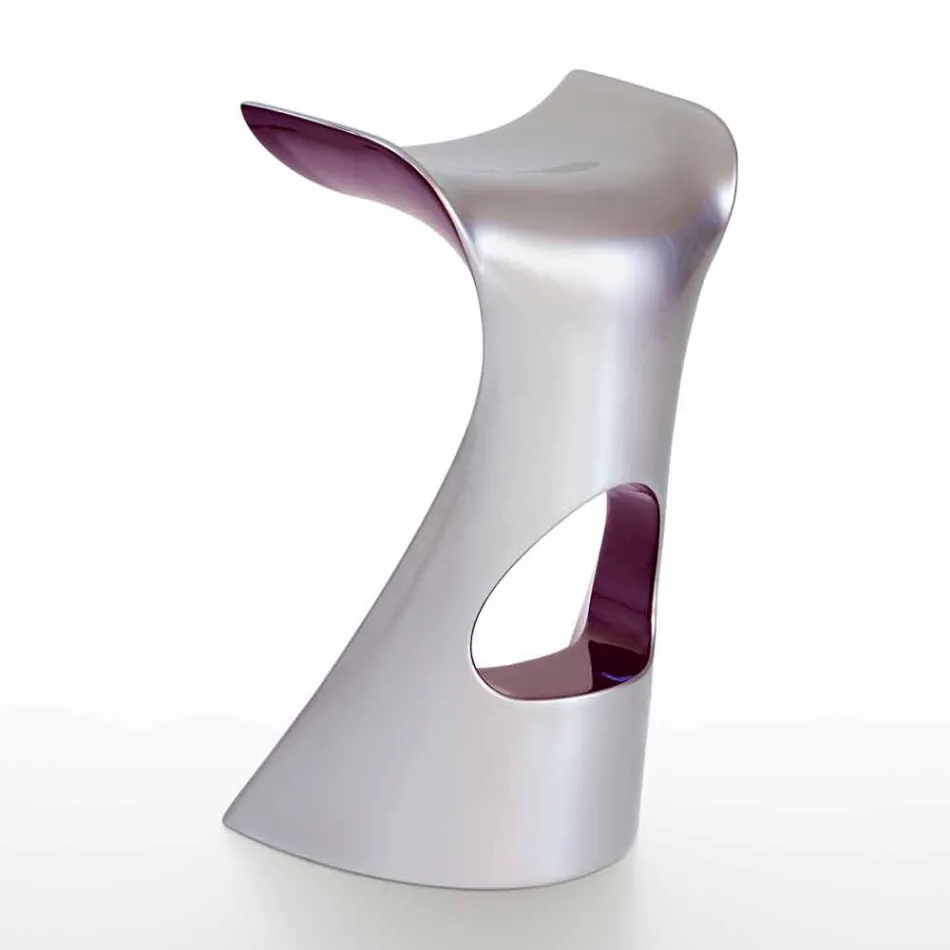 Tabouret haut de design moderne en polyéthylène - Koncord Next de Slide Viadurini