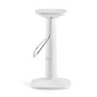 Tabouret haut design en polyéthylène et acier inoxydable fabriqué en Italie - Pito Viadurini