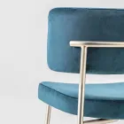 Tabouret de haute qualité avec revêtement en velours fabriqué en Italie - Alaska Viadurini