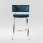 Tabouret de haute qualité avec revêtement en velours fabriqué en Italie - Alaska Viadurini