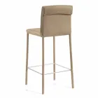 Tabouret de bar design moderne Amos, fabriqué à la main en Italie Viadurini