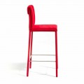 Tabouret bar moderne design Amos, fait de façon artisanale en Italie
