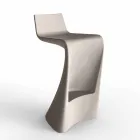 Tabouret de bar Wing Vondom au design moderne en polyéthylène Viadurini