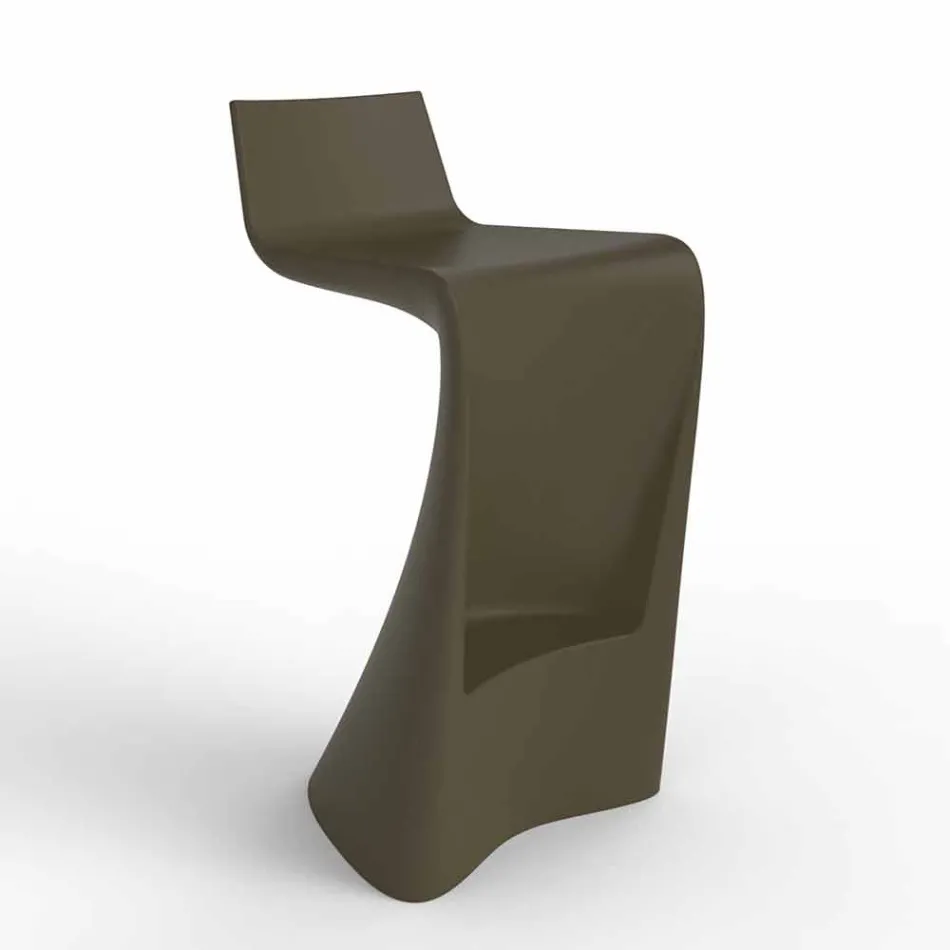 Tabouret de bar Wing Vondom au design moderne en polyéthylène Viadurini