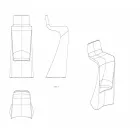 Tabouret de bar Wing Vondom au design moderne en polyéthylène Viadurini