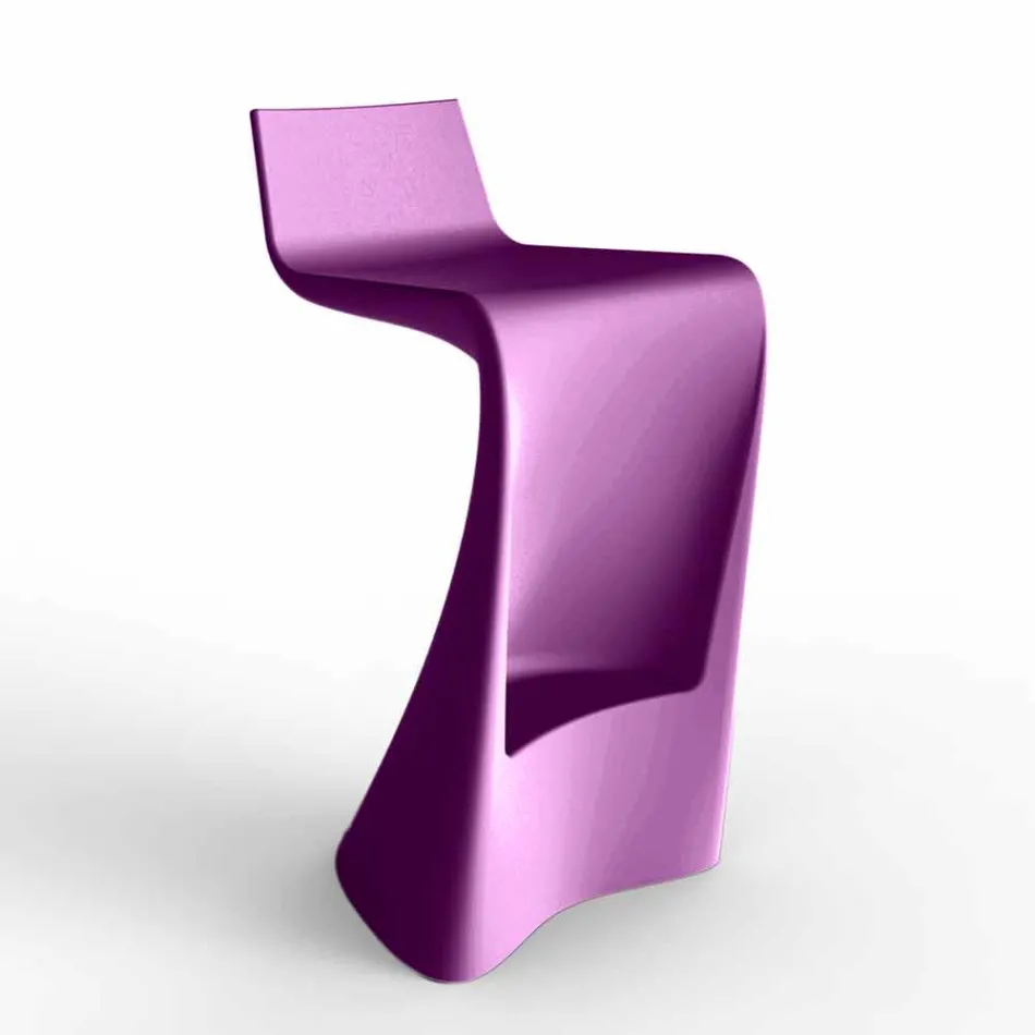 Tabouret de bar Wing Vondom au design moderne en polyéthylène Viadurini
