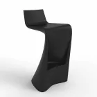 Tabouret de bar Wing Vondom au design moderne en polyéthylène Viadurini