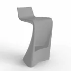 Tabouret de bar Wing Vondom au design moderne en polyéthylène Viadurini