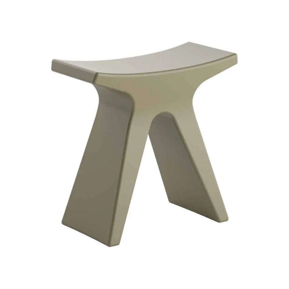 Tabouret bas d'extérieur en polypropylène Made in Italy - Prue Viadurini