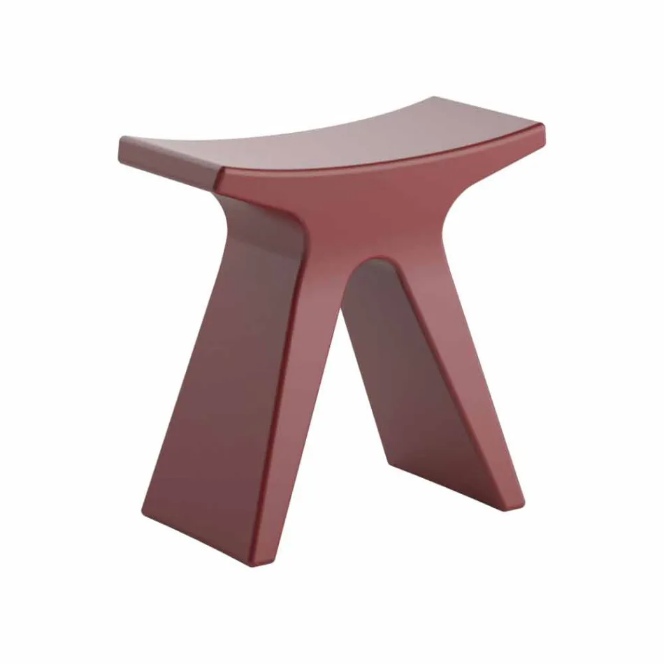 Tabouret bas d'extérieur en polypropylène Made in Italy - Prue Viadurini