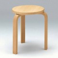 Tabouret bas empilable en bois de hêtre naturel fabriqué en Italie - Cassiopea