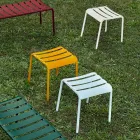 Tabouret bas en aluminium peint extérieur fabriqué en Italie - Sondra Viadurini