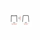 Tabouret bas en aluminium peint extérieur fabriqué en Italie - Sondra Viadurini