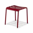 Tabouret bas en aluminium peint extérieur fabriqué en Italie - Sondra Viadurini