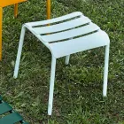Tabouret bas en aluminium peint extérieur fabriqué en Italie - Sondra Viadurini