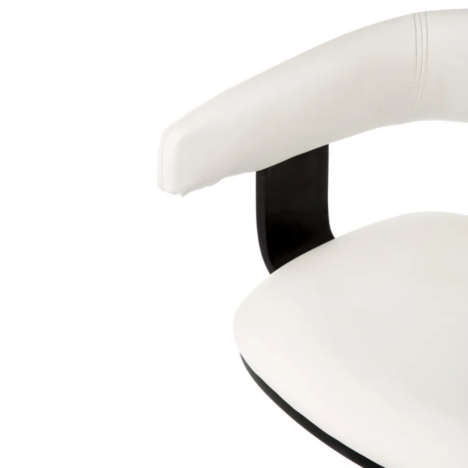 Tabouret avec vérin à gaz réglable en hauteur - Americium Viadurini