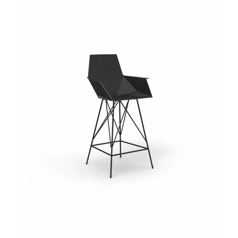 Tabouret de jardin Faz Vondom avec accoudoirs, H 102 cm, design moderne Viadurini
