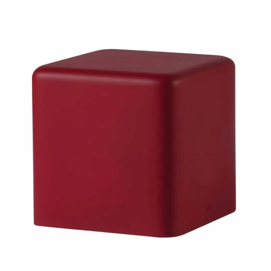 Tabouret cube en polyuréthane souple Slide Soft Cube design fabriqué en Italie Viadurini