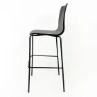 Tabouret de cuisine en acier et technopolymère Made in Italy 2 pièces - Garland Viadurini