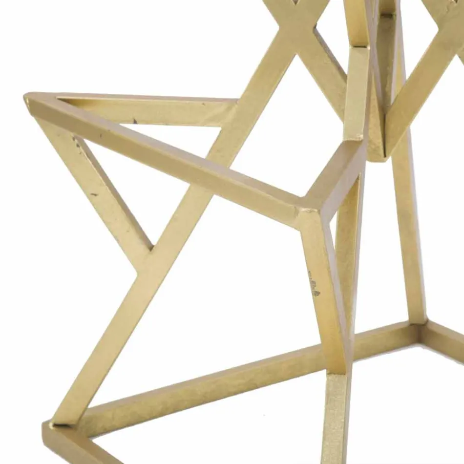 Tabouret de Bar Design Carré Haut en Fer et Tissu - Sillie Viadurini