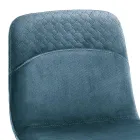 Tabouret de cuisine en velours coloré design moderne et élégant - Bizet Viadurini