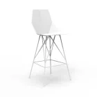 Tabouret d'extérieur H 102 cm Faz de Vondom en polypropylène et acier, 4 pièces Viadurini