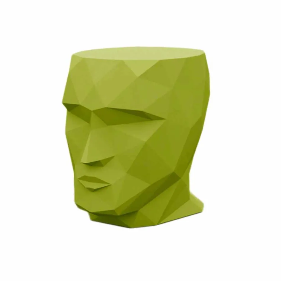 Tabouret d'extérieur en forme de visage au design moderne de Adan by Vondom Viadurini