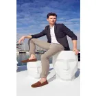 Tabouret d'extérieur en forme de visage au design moderne de Adan by Vondom Viadurini