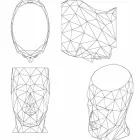 Tabouret d'extérieur en forme de visage au design moderne de Adan by Vondom Viadurini