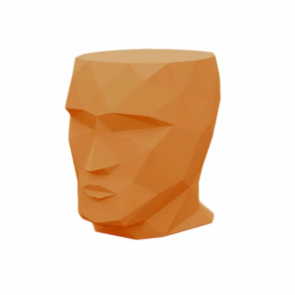 Tabouret d'extérieur en forme de visage au design moderne de Adan by Vondom Viadurini