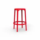 Tabouret d'extérieur Brooklyn by Vondom en polypropylène, H 76 cm Viadurini