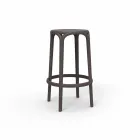 Tabouret d'extérieur Brooklyn by Vondom en polypropylène, H 76 cm Viadurini
