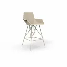 Tabouret Faz Vondom d'extérieur avec bras H 111 cm en polypropylène Viadurini