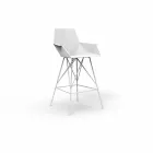 Tabouret Faz Vondom d'extérieur avec bras H 111 cm en polypropylène Viadurini