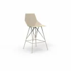 Tabouret d'extérieur Faz by Vondom H 111 cm en polypropylène et acier Viadurini