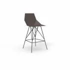 Tabouret d'extérieur Faz by Vondom H 111 cm en polypropylène et acier Viadurini