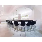 Tabouret d'extérieur Faz by Vondom H 111 cm en polypropylène et acier Viadurini