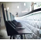 Tabouret d'extérieur Faz by Vondom H 111 cm en polypropylène et acier Viadurini