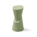 Tabouret d'extérieur en polyéthylène 7 couleurs Made in Italy - Crème