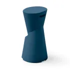 Tabouret d'extérieur en polyéthylène 7 couleurs Made in Italy - Crème Viadurini
