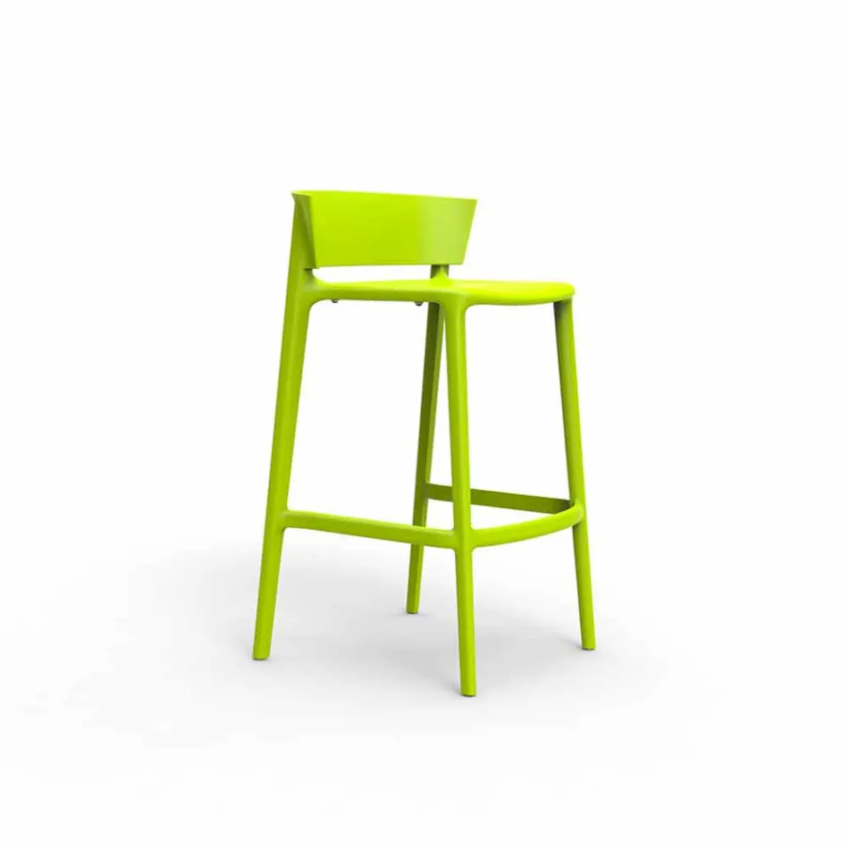 Tabouret de jardin moderne Africa H 95cm de Vondom, en polypropylène Viadurini