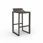 Tabouret d'extérieur Wall Street Vondom, polypropylène et fibre de verre Viadurini