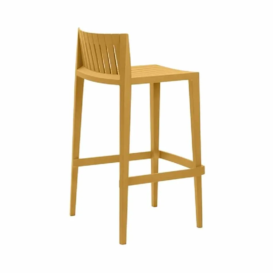 Tabouret de jardin Spritz Vondom H 87 cm en polypropylène, empilable Viadurini