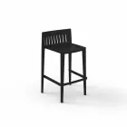 Vondom Spritz tabouret de jardin empilable H 97 cm en polypropylène Viadurini