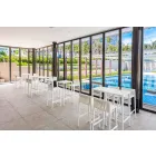 Vondom Spritz tabouret de jardin empilable H 97 cm en polypropylène Viadurini