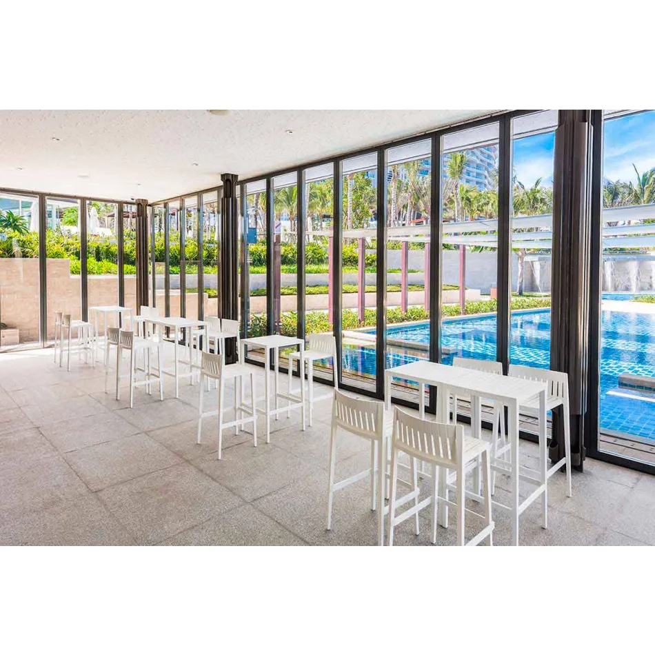 Vondom Spritz tabouret de jardin empilable H 97 cm en polypropylène Viadurini