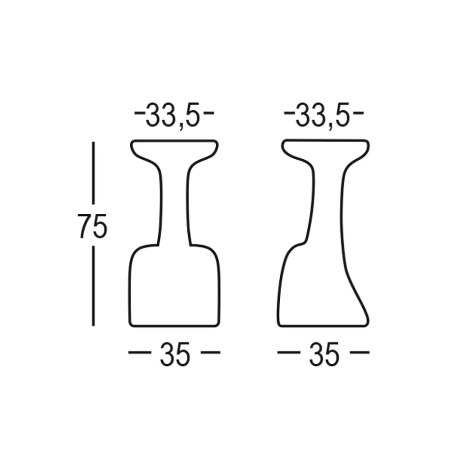 Tabouret de Jardin en Polyéthylène Coloré Fabriqué en Italie - Stromboli Viadurini