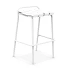 Tabouret de jardin entièrement en aluminium - Resplendissant Viadurini