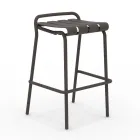 Tabouret de jardin entièrement en aluminium - Resplendissant Viadurini