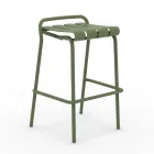 Tabouret de jardin entièrement en aluminium - Resplendissant Viadurini